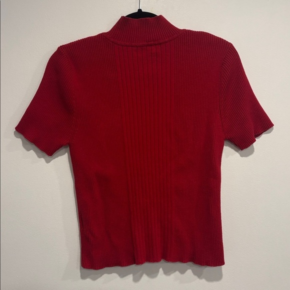 The Bay La Bae Vibrant Red Knit Top - Picture 3 of 9